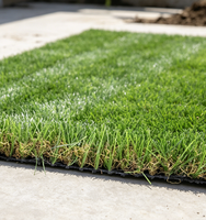 Gazon artificiel pour terrain de football, gazon synthétique, pelouse sportive, durable, résistant aux intempéries, aménagement paysager de stade