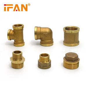 Ifan fabricant plomberie laiton Famale filetage mamelon Mamelon raccords de tuyauterie en laiton - Product Image 6