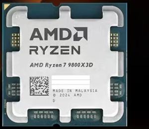 AMD RYZEN R7 9800X3D Tray 8-Core, 120W 16-benang 192GB prosesor Desktop dalam kotak - Product Image 4