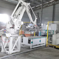 Robot palettiseur programmable ABB 20kg 25kg 30kg 50kg farine de blé litière pour chat charbon de bois granulés de bois Machine de palettisation automatique