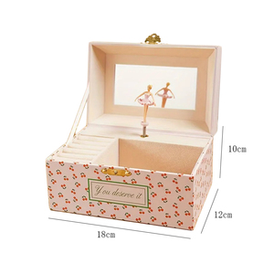 Luxe Personnaliser Ballet Bijoux Boîte À <span class=keywords><strong>Musique</strong></span> Grande Ballerine Bijoux Boîte À <span class=keywords><strong>Musique</strong></span> <span class=keywords><strong>pour</strong></span> Filles <span class=keywords><strong>Anniversaire</strong></span> - Product Image 1