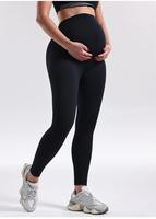 Pantalon de maternité personnalisable pour filles piste de push-up élastique de luxe utilitaire tricoté avec motif solide marque privée