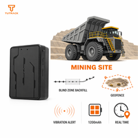 Localizador de Vehículos para Sitios Mineros 4G LTE Portátil 1200mAh con Geocerca, Vibración, Zona Ciega, Relleno, Rastreador GPS Inalámbrico en Tiempo Real