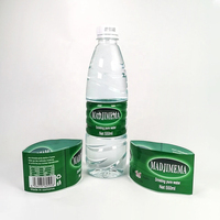 Film rétractable en PVC imperméable à prix de gros pour étiquettes d'emballage d'eau minérale et de bouteilles de boissons