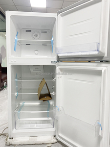 206L <b>Refrigerator</b> 220V 50HZ Double Doors Small Size No Frost Freezer White Lower Watt Energy for Household Hotel Department Use - Product Image 3
