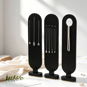 High End Magnetic Jewelry Display Stand <b>Ring</b> Earring <b>Necklace</b> Bangle Cabinet Showcase Retail Display Fixture - Product Image 3
