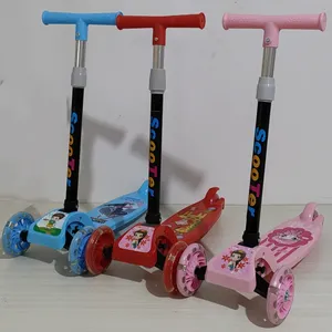 Açık eğlence güvenliği bebek itme skuter 2-in-1 çocuk scooter bebek oyuncak itme skuter