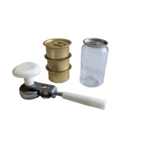 Machine à sertir manuelle pour canettes en plastique PET de 55 mm, outil de scellage intelligent pour la cuisine, idéal pour l'emballage de boissons, lait, bière et gâteaux