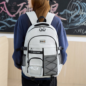 Student <b>Backpack</b> 18 In Solid Color Large Capacity Unisex For <b>School</b> Education - Product Image 5