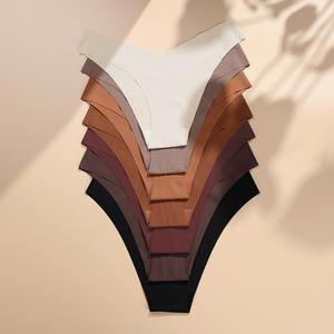 Trendy Premium Seamless Ice Silk Low-Rise Plus Size Breve estilo Transpirable Quick-Dry Yoga Active Ropa interior de <span class=keywords><strong>mujer</strong></span> para <span class=keywords><strong>mujer</strong></span> - Product Image 3