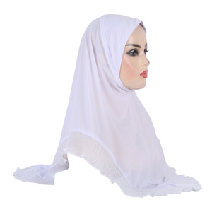 Instant <b>Hijab</b> With Under <b>Cap</b> Muslim Wholesale Big Size Soft Multi Color Jersey Instant <b>Hijab</b> - Product Image 5