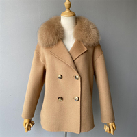 Dames personnalisées classique laine Blazer long hiver costume manteau cachemire russe laine manteau femmes
