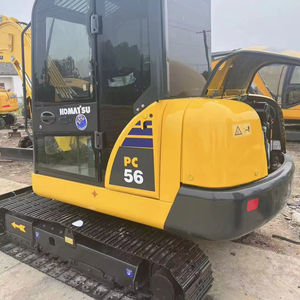 รถขุดขนาดเล็ก Komatsu PC56 มือสอง 5.6 ตัน รถขุดตีนตะขาบขนาดเล็ก นำเข้าจากญี่ปุ่น ของแท้ ได้รับการรับรองมาตรฐาน CE - Product Image 1