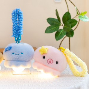 ใหม่น่ารักพวงกุญแจตุ๊กตาสัตว์ไฟกลางคืนพร้อมหลอดไฟ LED หรี่แสงได้ 3 ระดับ USB ชาร์จใหม่ได้สำหรับตกแต่งห้องนอนเด็ก - Product Image 5