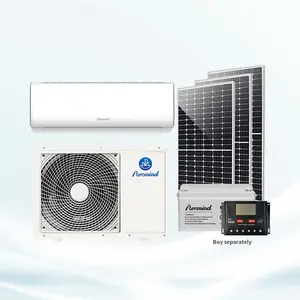 Puremind Solar AC Air Conditioner 9000Btu 12000Btu 18000Btu Inverter Hybrid Off Grid AC DC Solar Split Air Conditioners Wifi