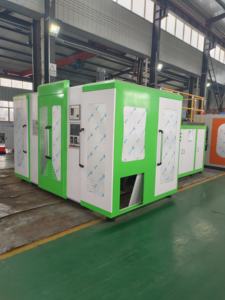 Machine automatique de moulage par extrusion-soufflage d'huile pour moteur PC PP PE 1L <span class=keywords><strong>3L</strong></span> Double stations de détergent de lessive bouteille - Product Image 3