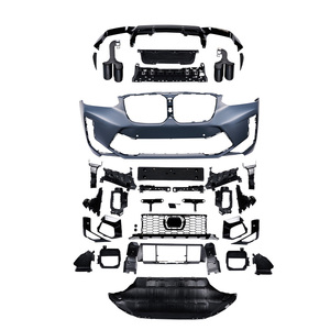 Kit carrozzeria X4M-Style di alta qualità per <span class=keywords><strong>BMW</strong></span> serie <span class=keywords><strong>X4</strong></span> G02 LCI Facelift griglia paraurti anteriore diffusore posteriore labbro posteriore punte del tubo di scarico - Product Image 6