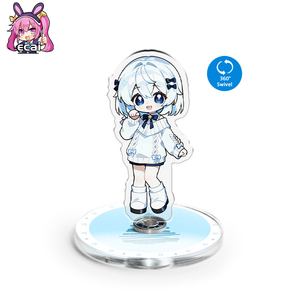 อะคริลิคสแตนดี้หมุนได้ สินค้าลิขสิทธิ์การ์ตูนแบบกำหนดเอง เป็นมิตรกับสิ่งแวดล้อม อนิเมะและเคป๊อป การ์ตูน ความรัก ดนตรี อะคริลิคสแตนดี้ - Product Image 1