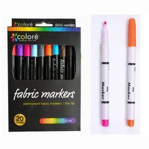 Marqueurs textiles Bonvan - Stylos permanents à pigments fins pour graffitis et colorations, avec logo et taille personnalisés - pour l'écriture artistique sur sacs et chaussures - Product Image 4