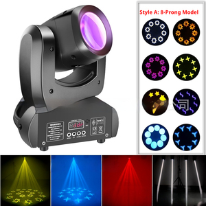 Mini Beam 150 Watt DMX Cabeza Movil LED Spot Luci DJ Disco ad Alta Luminosità per Eventi e Palcoscenici - Product Image 1
