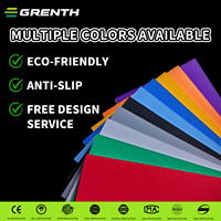Revêtement de sol multisports en PVC en rouleau pour intérieur, basketball, badminton, tennis de table, résistant à l'usure, haute élasticité, amortissant les chocs, caoutchouc 3,0 mm