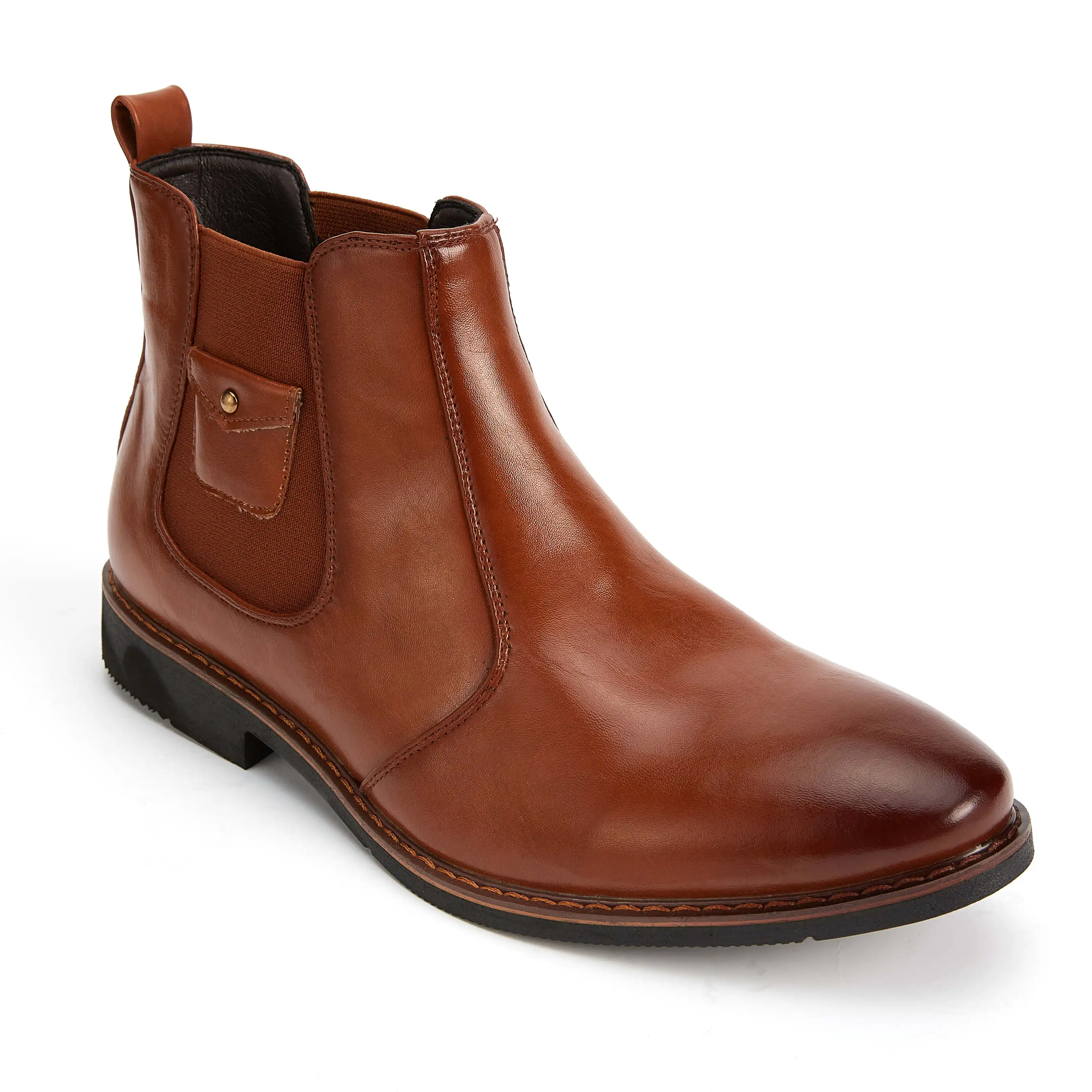 Fashion Chelsea Short Boots Men's high top leather boots with zipper men's shoes are directly supplied from the origin
