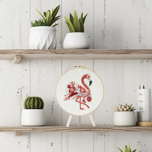 Fábrica DIY <span class=keywords><strong>Flamigo</strong></span> práctica bordado conjunto semiacabado hecho a mano punto de cruz decoración manualidades costura tejido Juguetes - Product Image 6