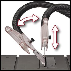 Sierra de Mesa Portátil Compacta de 8 Pulgadas (210 mm), 1500 W, Máquina de Corte para Trabajar la Madera con Mesa Retráctil de Aluminio - Product Image 3