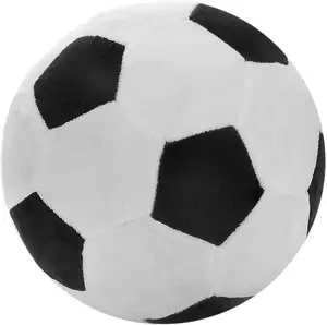 Özelleştirilebilir yumuşak peluş futbol topu yastık kabarık kumaş futbol yastık işlemeli Logo ile ODM pamuk stres kabartma çanta - Product Image 1