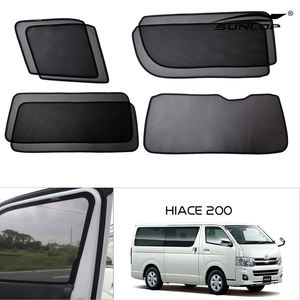 Hiace – <span class=keywords><strong>rideau</strong></span> magnétique avant en verre, 2 pièces, pare-soleil et aimants durables <span class=keywords><strong>pour</strong></span> voiture, <span class=keywords><strong>rideau</strong></span> <span class=keywords><strong>pour</strong></span> Hiace 200, accessoires de <span class=keywords><strong>Van</strong></span> de banlieue - Product Image 2