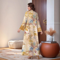 Robes Abaya pour femmes, style sexy à poitrine ouverte, pour filles, décontractées, pour soirée, mariage, vêtements musulmans, vente en gros