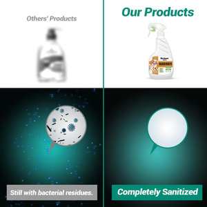 Spray Elimina Odori <span class=keywords><strong>per</strong></span> Animali Domestici, Sterilizzazione al 99.9%, Sicuro <span class=keywords><strong>per</strong></span> Cani, Gatti e Pelli Sensibili - Product Image 2