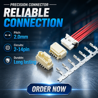 Connecteur étanche de qualité automobile MX2.0, pas de 2,0 mm, KR2017, haute résistance de maintien, ensemble de connecteurs fil-carte