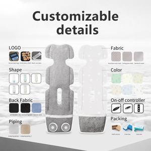 Anjuny Estate Cool Sedile Tappetino 3D Air Mesh Fodera <span class=keywords><strong>per</strong></span> Passeggino Cuscino Traspirante <span class=keywords><strong>per</strong></span> Passeggino Cuscino Ventilatore - Product Image 3