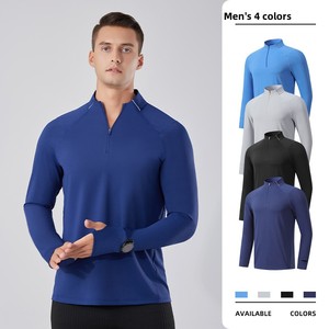 Nuova Maglia Sportiva Primavera 2026 a Maniche Lunghe con Mezza Zip, Asciugatura Rapida e Traspirante, per Uomo e Donna - Product Image 3