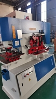 Machine de découpe et de poinçonnage d'angles en acier CNC, machine de travail du fer