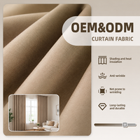 Cortinas Hechas a Medida para Sala de Estar, Dormitorio, Proyectos Hoteleros, Cortinas Opacas de Lujo, Suministro Directo de Fábrica OEM ODM