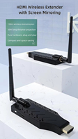 Xput 150m Extenseur HDMI sans fil 1080P, Dongle d'affichage WiFi, Émetteur-récepteur de mise en miroir d'écran pour TV, projecteur, moniteur, usage domestique