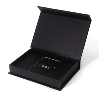 Boîte d'emballage magnétique de luxe pour carte de crédit Visa VIP