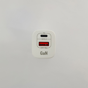 Venta al por mayor portátil plegable puertos duales EE. UU. 33W cargador rápido adaptador de viaje de pared para teléfono móvil cargador Usb C + USB A cargador - Product Image 3