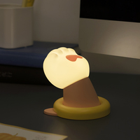 Lampe de bureau pour chambre créative petite commande tactile USB rechargeable Led cadeau moderne patte de chat veilleuse pour enfants