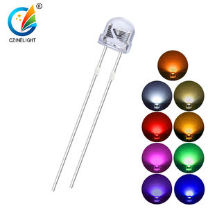 5mm <span class=keywords><strong>strawhat</strong></span> एलईडी डायोड प्रकाश लाल, नीले शांत सफेद <span class=keywords><strong>4.8mm</strong></span> भूसे टोपी एलईडी प्रकाश का नेतृत्व किया - Product Image 1