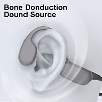 Écouteurs à Conduction Osseuse Stéréo HiFi avec Basses Profondes, Bluetooth 5 Sans Fil, Oreillettes Ouvertes, Son HD, Micro Anti-Bruit, Audio Premium