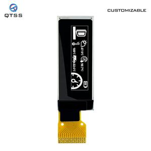 Qtss 0.91นิ้วแผงจอแสดงผลแบบโมเลนต์สีดำ (สีขาว) 14ขา SSD1306เชื่อมต่อ I2C ความละเอียด128x32 Passive Matrix MINI OLED - Product Image 4