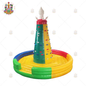 Mur d'escalade gonflable en PVC de qualité commerciale Nova NVOC-0144, <span class=keywords><strong>jeu</strong></span> sportif volcan avec logo personnalisable - Product Image 3