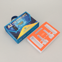 Caja de Embalaje para Faros Delanteros de Coche con LED Impresa Personalizada de Fábrica China, Caja Rígida de Papel OEM/ODM con Inserto de Espuma EPE para Bombillas LED de Automóvil