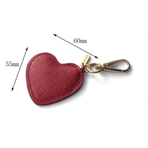 Miroir miniature incassable en forme de cœur avec étui en cuir PU, vente en gros à Shenzhen - Product Image 4