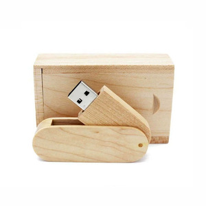 USB-Flash-Laufwerk mit großer Kapazität und laser gravierter Holzbox Benutzer definiertes Logo USB 3.0-Schnittstelle-Geschäfts geschenk für günstige Werbung - Product Image 3