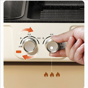 2 Trong 1 Điện Lẩu BBQ Nướng 1500W Đa Chức Năng Xách Tay Nhà Có Thể Gập Lại Không Dính Chia Nồi Không Khói Nướng Thịt Nướng Pan - Product Image 6