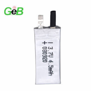 GEB – petite batterie Lipo Ultra mince de 1mm 094241, 3.7V, 52mAh, taux élevé pour <span class=keywords><strong>carte</strong></span>, batterie Rechargeable au Lithium polymère Ultra-mince 3.7V - Product Image 1